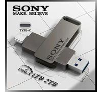 2TB SONY USB PenDrive Ad Alta Velocità Tipo C Flash Drive 1TB Metallo Pendrive 512GB 256GB Memoria Portatile Chiavetta USB Per Il Telefono Xiaomi
