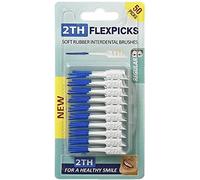 2TH Flexpicks sono bastoncini di gomma flessibili e morbidi che facilitano la rimozione della placca tra i denti. Ogni confezione contiene 50 Flexpick