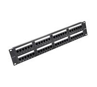 2U 48 porte Cat5E non schermato Wallmount o Rackmount Patch Panel UTP Ethernet Patch Panel con adattatore Cat5E Patch Panel