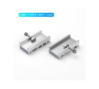 (2USB 1TYPEC SDTF 3.5) HUB USB 3.0 6 in 1 con alimentatore Adattatore splitter USB 3.0 Multi splitter