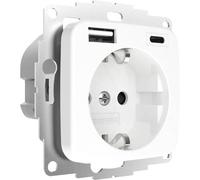 2USB ICP AC RWG - Presa USB 2USB inCharge PRO bianco puro lucido