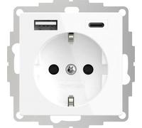 2usb 2u 449511 1 scomparto presa contatto di terra con uscita ricarica usb