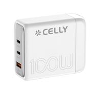 PS3GAN100WWH - Caricabatterie USB, 100 W, 2 USB-C, 1 USB-A, GaN