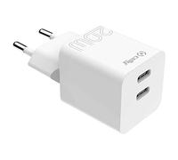 2USB-C WALL CHARGER 20W WHITE