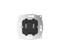 2USB ChargeUp TAE - Stazione di ricarica USB AA, 12,0 W, 2,4 A, colore: antracite