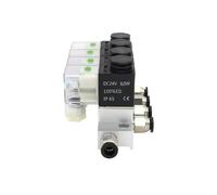 2V025-06 DC12V 24V 220V 110V Elettrovalvola pneumatica a 2 vie normalmente chiusa Valvola magnetica ad aria Valvola a cartuccia Elettrovalvola 2V025-08(Dc24v 8mm Fittings)