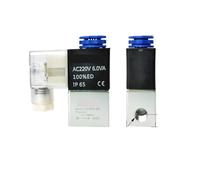 2V025-06 Elettrovalvola pneumatica a 2 posizioni e 2 porte da 1/8" 110 V(With 10mm Fittings,DC24V)
