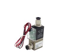 2V025-08 2V025-06 Normally Open 12V 24V 220V 1/4" BSP 2 Way 2 Position Air Solenoid Valve 2V025 Pneumatic Control Valve(Yellow,2V025-06-NO AC220V)