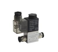 2V025-08 dc12v 24v 220v Tipo Elettrovalvola pneumatica 2 posizioni porte normalmente chiuse Valvola magnetica 1 pz(10pcs 2v025,AC110V)
