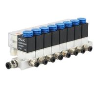 2V025-08 Set valvole normalmente chiuse Elettrovalvola pneumatica Elettrovalvola PNEUMATICA SOLENOIDE a 2 vie 12V 24V 110V 220V(2V025-2F,DC24V)