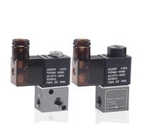 2V025 Solenoide Migliore 2V025-08 3V1-06 AC110V/220V DC12V/24V Valvola del compressore Elettrovalvola pneumatica normalmente chiusa(2V025-08 AC24V)
