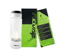 2VABU Borraccia Acqua Idrogenata Portatile, Generatore di Idrogeno Molecolare da 1200 a 1400 PPB, Bottiglia Acqua All'idrogeno con Tecnologia SPE e PEM, 400 ml (Molecular Sport)