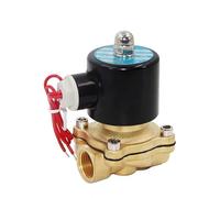 2W Elettrovalvola 1/8 '' 1/4 '' 1/2 '' 2W025 2W200 2W50 elettrico ottone valvola pneumatica normalmente chiusa per acqua (2w-200-20,220V AC)