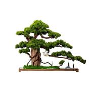 2WFYJNITP Soggiorno Grandi alberi bonsai artificiali for l'ingresso del soggiorno, ornamenti di benvenuto, piante finte di pino per esposizione