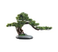 2WFYJNITP Soggiorno Ornamenti Bonsai Piante in vaso verdi Decorazioni for interni Simulazione di decorazione di alberi di pino Decorazioni cinesi di alta qualità per esposizione