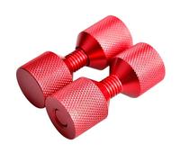 2X 1-1/8In 2 fori allineamento flangia Pin Set Alluminio per l'industria