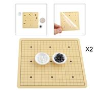 2x 1:12 Miniature Plastic Weiqi Gioco Baby Doll Room Supplies Scenery Accs