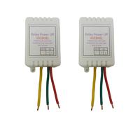 2X 1-480Min Timer Regolabile Ritardo Disconnessione Controller AC 110V 220V Ritardo Accensione OFF Relè Interruttore 7A Tensione Uscita B