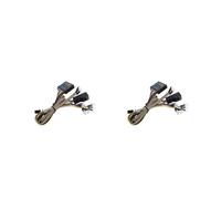 2X 1/8 1/10 RC Auto 16 LED Sistema di Luce Anteriore e Posteriore Della Lampada Indicatori di Direzione Luci Dei Freni per HSP HPI AXIAL RC4WD