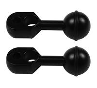 2X 1 Braccio A Sfera da Pollice A Testa Clip per Action Camera Video Light Diving Testa A Sfera Clip A Farfalla Accessori per Il Montaggio