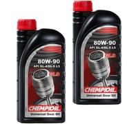 2x 1 L CHEMPIOIL Olio Cambio Manuale CH Hypoid GLS 80W-90 MACK GO-J