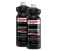 2x 1 L Sonax Linea Professionale Multistar Pulitore Universale Auto Interno &