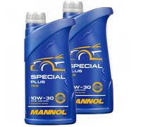 2x 1 Litri Olio Motore Olio Benzina Diesel Mannol 7512 Special Plus 10W30 Api