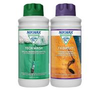 2X 1 Litro Nikwax Tech Wash + TX Direct GORETEX- Etc Detergente E Impregnazione