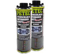 2x 1 Litro PETEC 73210 Pietre & Protezione Pavimento Caucciù Sottoporta