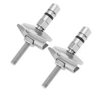 2X(1 Paio di Set di Cerniere di Fissaggio per WC M6 X 71,5 mm In Acc8838