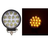 2X 10-30V LED Alogeni Con Fari Rotondi Spot 42W Per Camion ATV Trattore