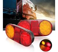2X 10-30V LED Luci per rimorchio di coda, freno di coda Luce di retromarcia Segnale di svolta Rimorchio per camion per caravan Pickup Truck Segnale di svolta posteriore Luce