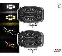 2X 10" Fari Nebbia Spot Combinati Drl LED Per Renault Scania Bull Bar E9