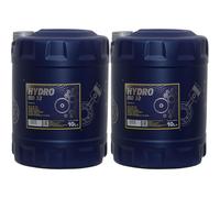 2X 10 Litri Originale MANNOL Olio Idraulico Hydro ISO 32 Fluido Idraulico