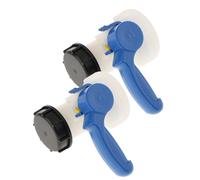 2x 1000l Ibc Serbatoio Valvola A Farfalla Rubinetto Adattatore Acqua 75mm