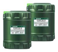 2x 10L FANFARO Ff Hydro Iso 32 Olio Idraulico din 51524-2 Afnorfrance) Nf 48-603