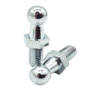 2x 10mm M8 M6 Connettore Terminale Universale Per Ammortizzatori Gas Portellone Posteriore Vite Sfere Perno Giunto Valvola Ammortizzatore Gas