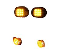 2x 10MM Universal Flush Mount Turn Signals Compatible With Motorcycle | Frecce affumicate a 9 LED; Adatto per moto, sportive, stradali e da corsa