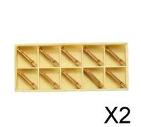 2X 10pcs MGMN300-M CNC inserto in metallo duro taglierina tornio kit di