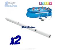 2x 11099 ASTA ORIZZONTALE TIPO A PER STRUTTURA PISCINA EASY INTEX OVALE