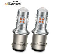 2x 1157 XBD 20 LED Lampadina Auto Segnale BAY15D Lampada Inversa 10-30V Giallo