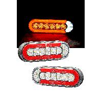 #2x 12-24V LED Neon Freccia Posteriore Luci Con Dynamic Freccia per Iveco Man