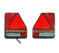 #2x 12/24V LED Neon Freno Luci Triangolo Dynamic Giri Segnale per Trailer