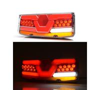 2x 12-24V LED Posteriore Neon Luci Con / Dynamic Freccia Camion Rimorchio