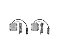 2X 12-24V to 30V Power Converter with Car Cigarette Lighter Input and 9-28V to 30V 3.5A Cable 3 Meters for Starlink