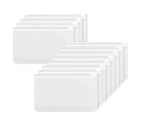 2X(12 con Cerniera nel PVC A6 un 6 Fori per Documenti, per Truc8232