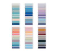 2X(1200 Pezzi Segnapagina, Etichette Adesive Morandi Etichette Colorate Scr8464