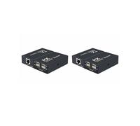 2X 120M USB Extender 4 Port USB1.1 Hub Extender over RJ45 Ethernet USB UTP Extension Transmitter Receiver-US Plug