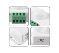 2X 12V/24V 8A Interruttore del Sensore di Movimento A Infrarossi PIR LED Striscia Luminosa Automatica, Sensore PIR LED Interruttore del Sensore di