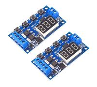 2X 12V 24V LED Light Digital Delay Timing Relay Circuit Modulo Scheda di Controllo Un Doppio Tubo Mos